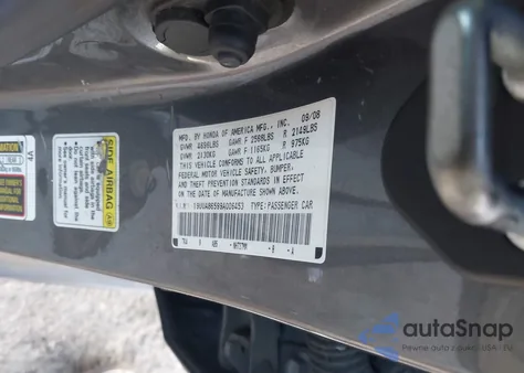 2009 Acura Tl 3.5 из США, поврежденный, VIN 19UUA86599A006453